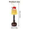 Retro Pudding Night Light, Desktop Decor light, Bedroom LED Table Lamp With Battery, Bedside Sleep Light, Suitable For Gift