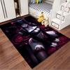 Anime Cat Girl Dark Fantasy Carpet suitable as a non-slip mat for the living room or bedroom sofa