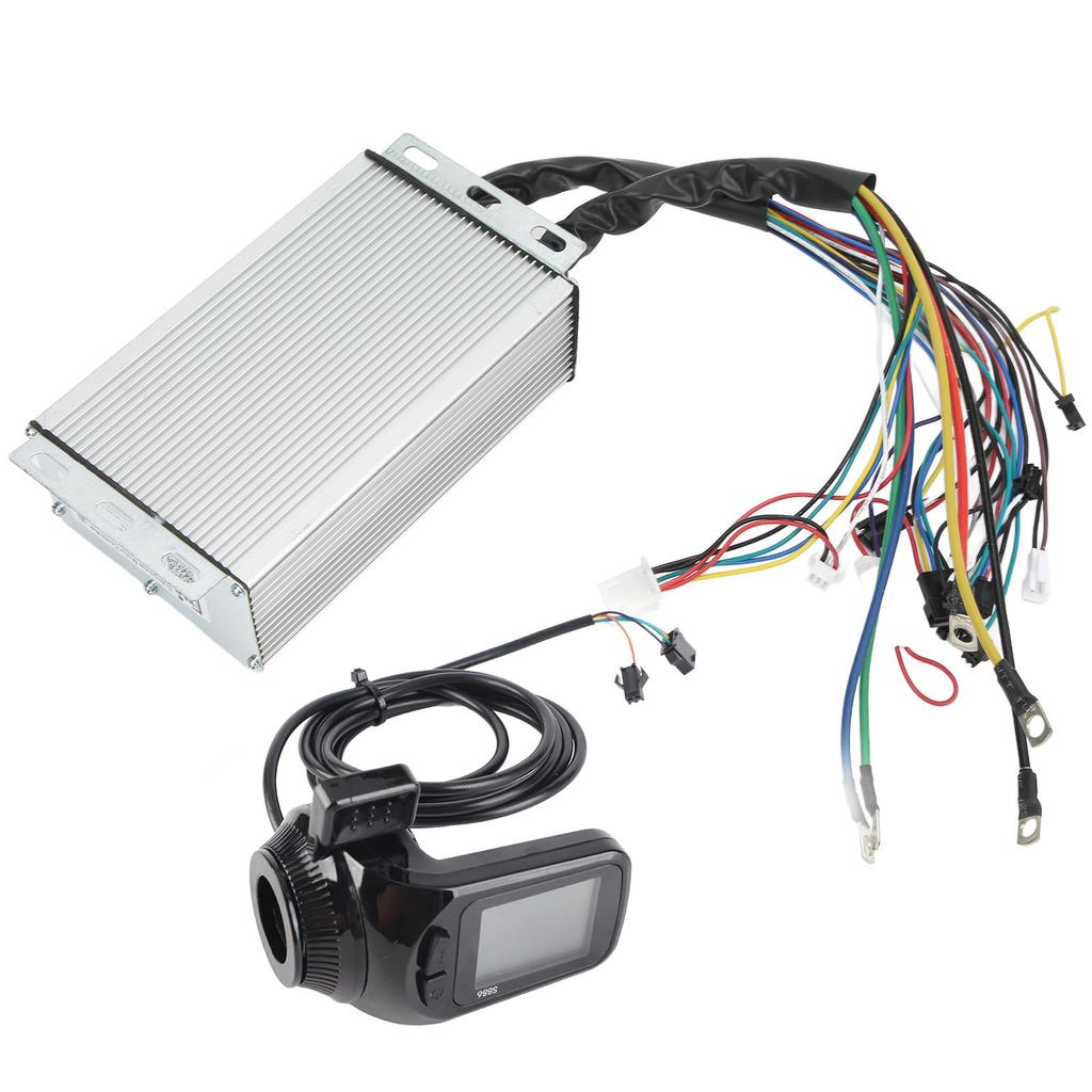 48 В 60 В 1500 Вт бесщеточный контроллер ЖК-дисплей комплект электрический велосипед скутер бесщеточный контроллер