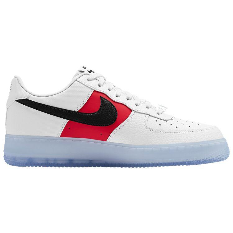 Nike Air Force 1 07 LV8 EMB Icy Soles — университетские красные мужские кроссовки белые черные Vast-Grey CT2295-110
