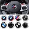 VKSO5 1Pcs 45mm 47mm Car Steering Wheel Emblem Decals Badge Sticker For BMW E46 E90 E60 F30 F10 E39 E36 E87 F20 E90 E70 M3 M5 M6 G20 M