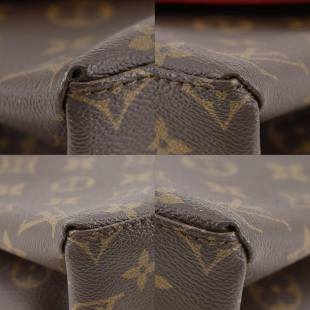 LOUIS VUITTON Saint Michel Shoulder Bag M44031 Brown / red Monogram canvas/Epi Leather Women Used