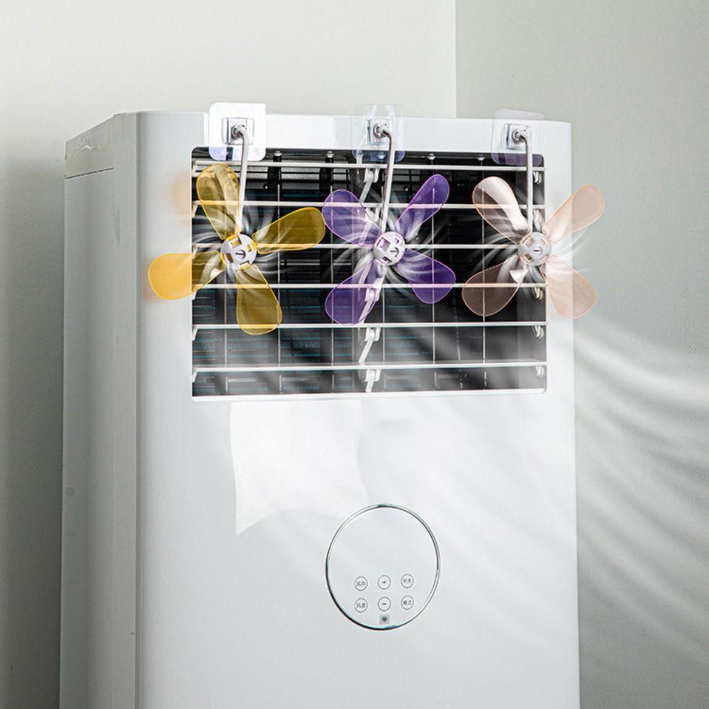 3Pcs Wall Mounted Air Conditioning Ventilator Anti Direct Blowing Air Conditioner Vent Fan For Home