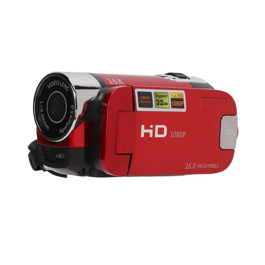 Video Camera Camcorder Full HD Camera Recorder 270 Degrees Rotation 2.7 Inch Color Screen 16X Zoom Digital
