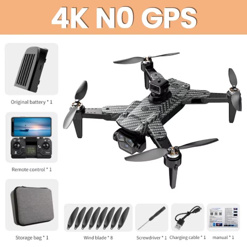 New S196 Professional RC Drone 4k/6k 5G WIFI FPV HD ESC Dual Camera Aerial Photography Automatic Return GPS Obstacle Avoidance Quadcopter Toy Gift