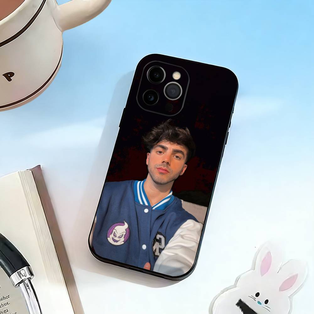 F-Fede V-Vigevani Чехол для телефона для iPhone 17,16,15,14,13,12,11 Plus,Pro Max,XS,Мягкий силиконовый черный чехол