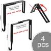 Черные регулируемые вешалки для шкафов Металлические гибкие вешалки для шкафов Главная