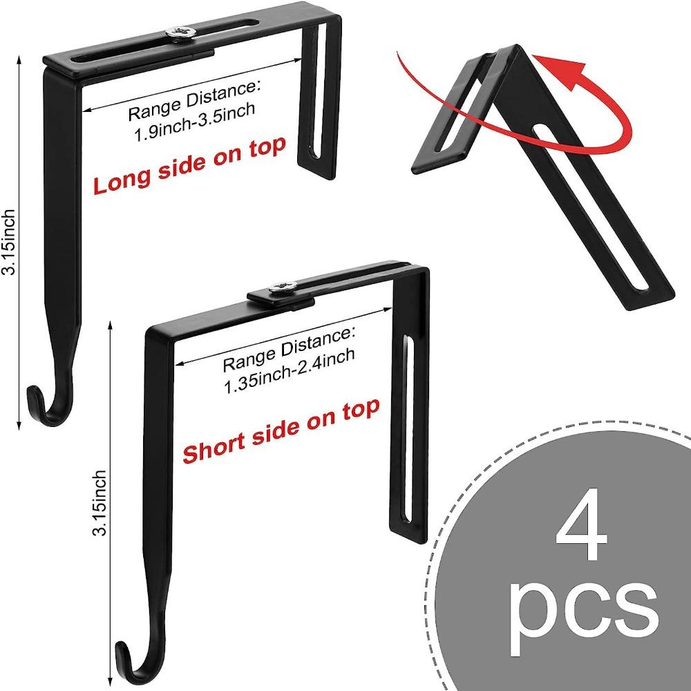 Черные регулируемые вешалки для шкафов Металлические гибкие вешалки для шкафов Главная