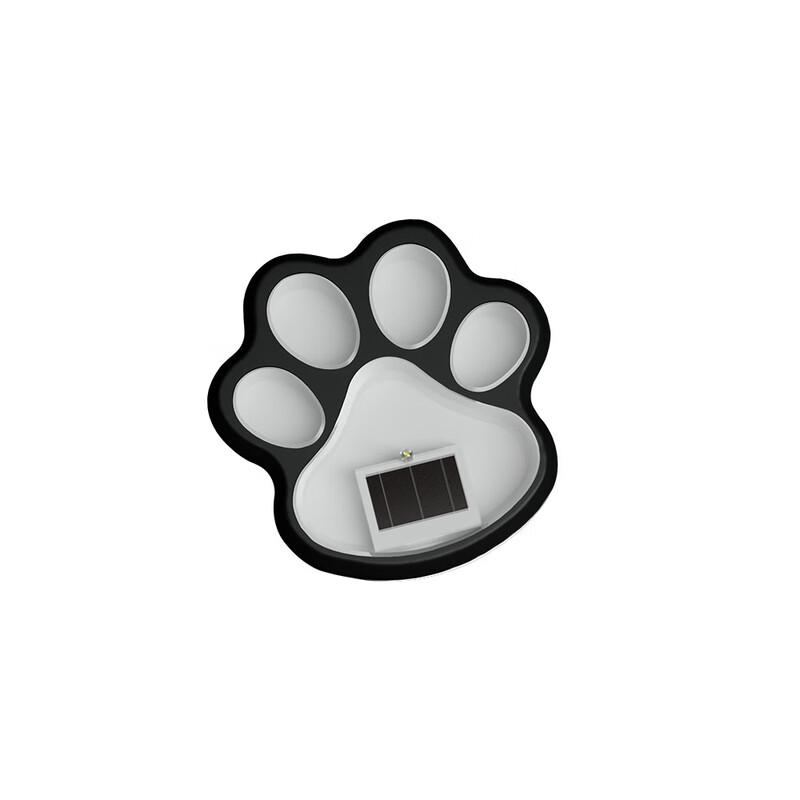 Solar-Style Dog Paw Outdoor Ground Light