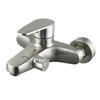 Bathroom Shower Faucet Wall Mounted Stainless Steel Mixer Tap Hot And Cold Water Mixer Triple Shower Tap Bathroom Bathtub Faucet
