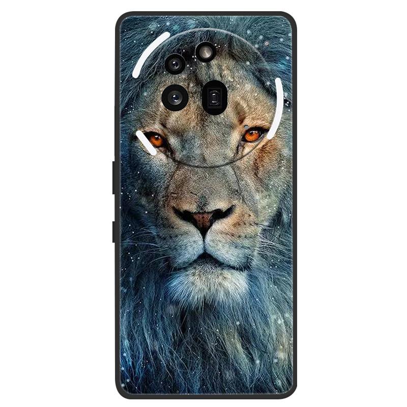 Phone Case For Nothing Phone 3A Pro Cover Lion Wolf Black Silicone Soft Back Cases For Nothing Phone3A Pro Case 3APRO A059P