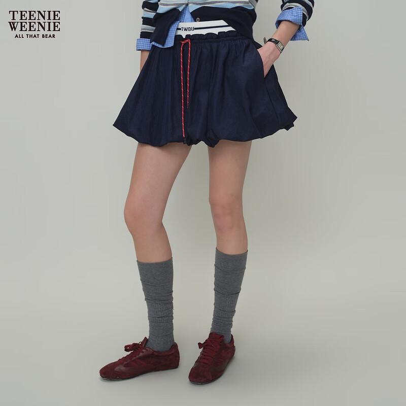 Teenie Weenie Женская короткая юбка-трапеция с буквой А и изображением медведя