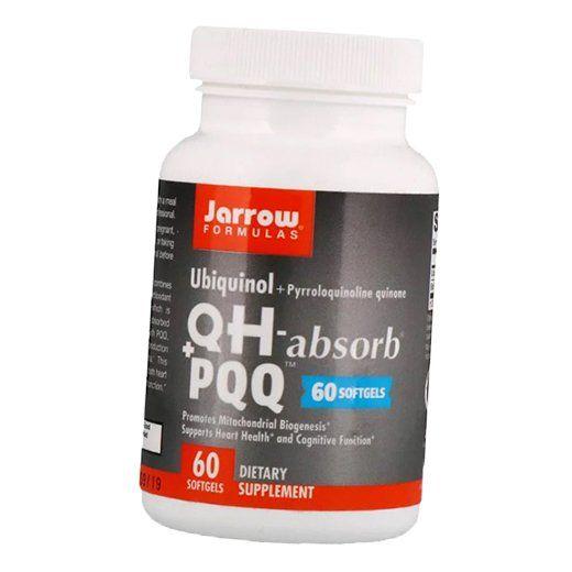 Пирролохинолинхинон и Убихинол, Ubiquinol QH-Absorb + PQQ , Jarrow Formulas  30гелкапс (70345006)