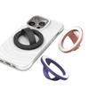 Magnetic Phone Ring Removable Waterproof Liquid Silicone Magnetic Phone Ring Holder Grip Attachment for iPhone & Android Cases
