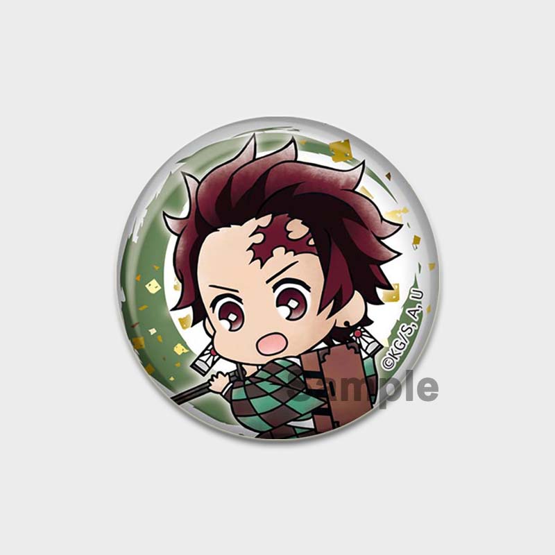 Эмалированная булавка Kimetsu No Yaiba, 58 мм, значки в стиле аниме, значки из сплава для рюкзаков, милые броши, ювелирные аксессуары, подарки