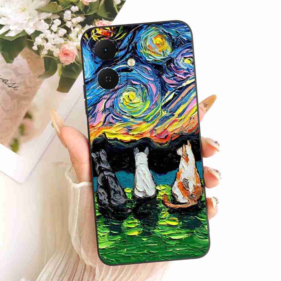 For Tecno Spark Go 2 Case Astronaut Girls Pattern Soft Cases For Tecno Spark Go2 SparkGo2 KM4 Silicon Covers Bumper