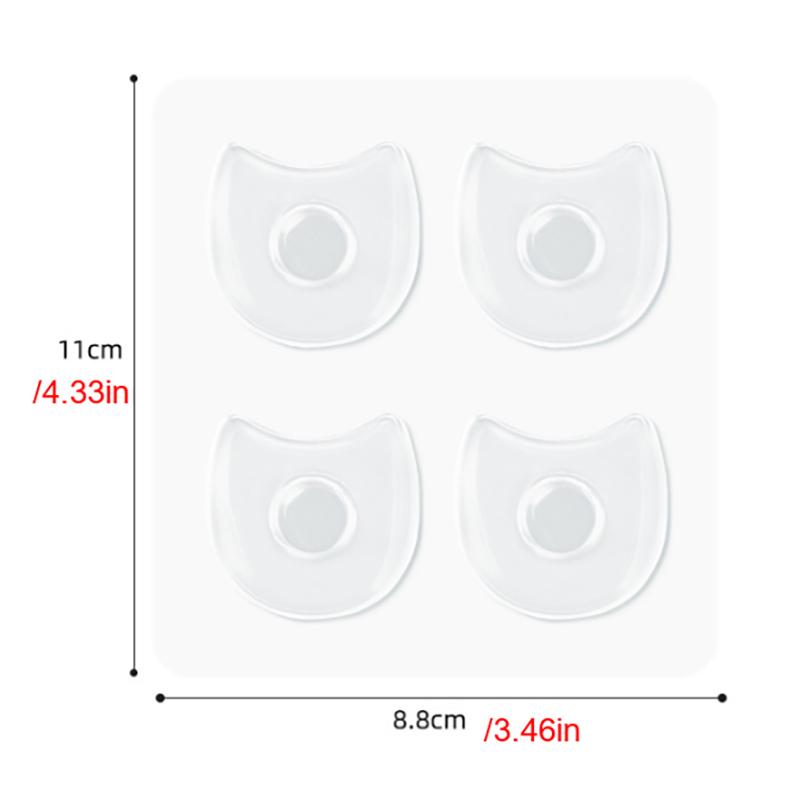 4 шт. Мягкие силиконовые подушечки для мозолей и натоптышей – Защитные пластыри медицинского класса для облегчения боли в стопе и пальцах ног и ухода за кожей