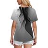 Women's Short Sleeve T Shirts Round Neck Tunic Tops  Tees Blouses Loose Fit  T-Shirts