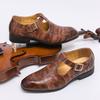 Модная итальянская повседневная кожаная обувь с мягкой подошвой, сандалии, летняя повседневная уличная удобная деловая обувь, модная мужская ручная работа, плоская подошва, дизайнерская обувь для платья