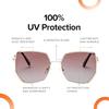 Поляризованные солнцезащитные очки Intellilens Hexagonal UV Protection для женщин | Очки для женщин | Большие | (Золото) (60-18-145)