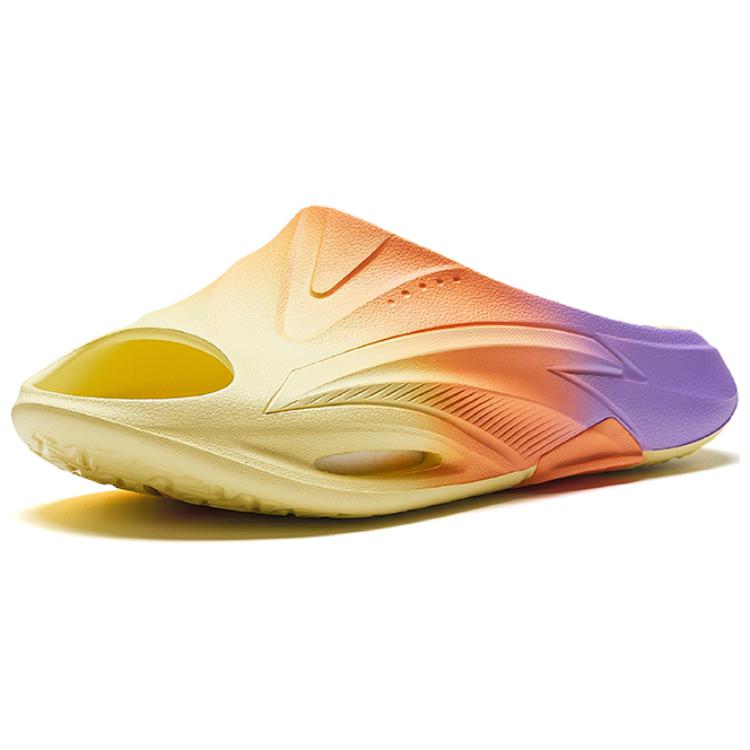 Anta Легкие удобные нескользящие сандалии для мужчин, обувь желтого, оранжевого, фиолетового цвета 912421802-5