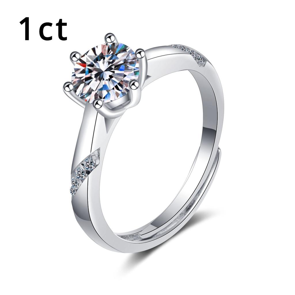 Кольцо из стерлингового серебра 925 пробы, женское кольцо с муассанитом для путешествий, золотое кольцо pt950