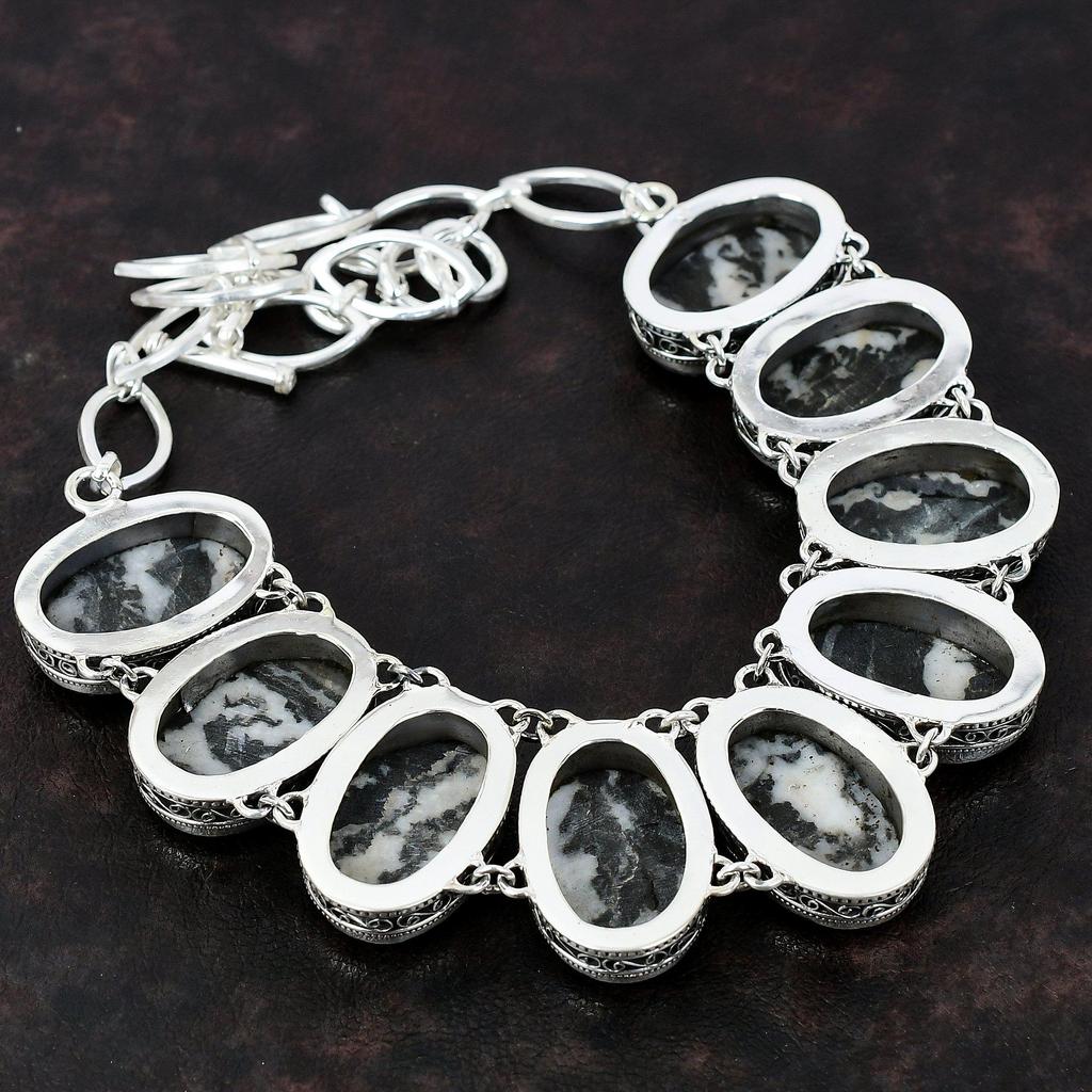 Ожерелье из бирюзы белого буйвола, винтажное ожерелье из драгоценных камней, ожерелье из стерлингового серебра 925 пробы, регулируемое ожерелье-цепочка, ювелирные изделия ручной работы для подарка