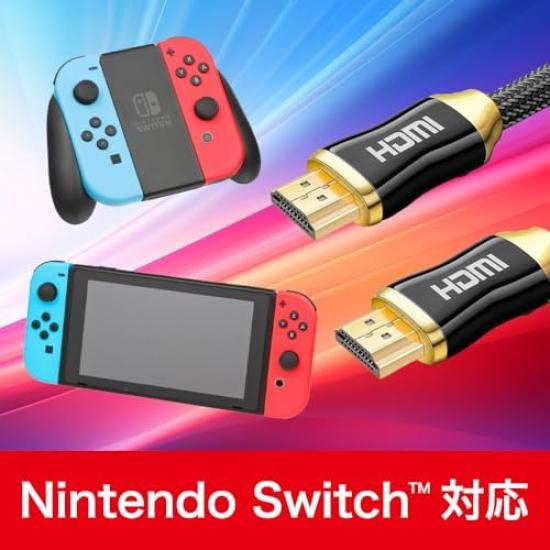 GSPOWER HDMI-кабель GOLD 20 м коммерческий HDR ARC совместимый стандарт высокоскоростной передачи аудио обратный канал PS5 коммутатор Fire TV ПК проектор телевизор золотой