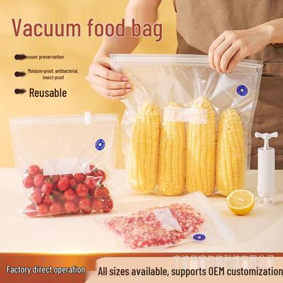 Утолщенные вакуумные пакеты с воздушным насосом для хранения и консервации продуктов