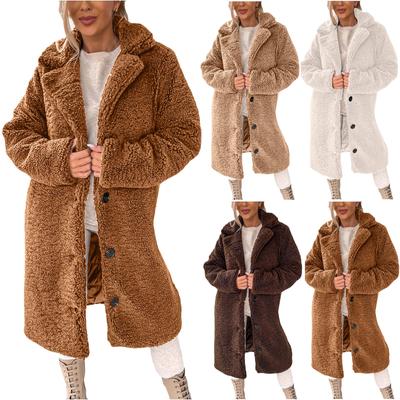 Женская теплая повседневная винтажная куртка реглан с длинными рукавами и пуговицами спереди с карманами, пальто и верхняя одежда