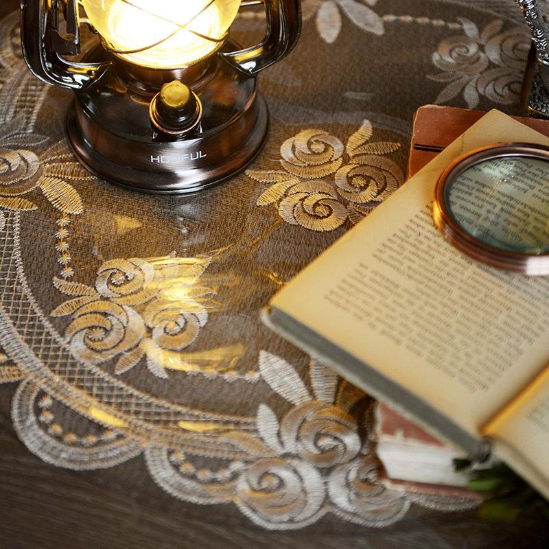 Круглая скатерть из ПВХ, водонепроницаемая, маслостойкая, моющаяся, прозрачный настольный коврик, скатерть в европейском стиле для журнального столика