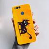 Чехол для Honor 7X Матовый чехол Honor7X 7 X Мягкий силикон Милый мультяшный чехол с кошкой Для Huawei Honor 7X BND-L21 BND-L22 BND-L24 Coque