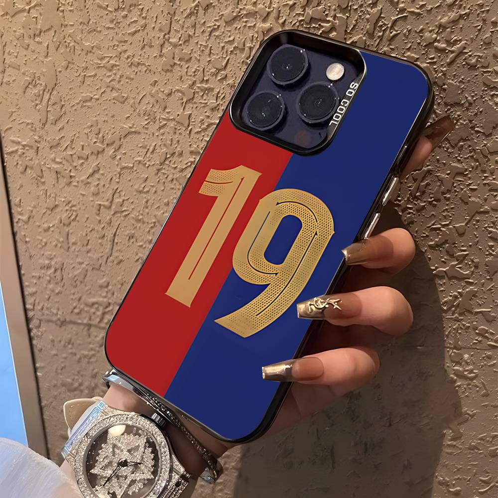 №19 Футбол L-Ламине Y-Ямальс Чехол для телефона Для iPhone 16,15,14,13,12,Pro,XS,Max,Plus,Mini,SE Черный Конфетный Матовый Ударопрочный Чехол