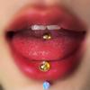 Titanium Steel Colorful Tongue Nails Piercing Body Studs Piercing Body Jewelry