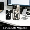 Чехол для телефона Миса Аманэ для iPhone 17, 16, 15, 14, 13, 12, 11 Plus, Pro Магнитный для Magsafe Беспроводной Зарядки