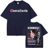2025-26 Blanooperla Cosculluela Album Tour Merch T-Shirt Men's Gothic Fashion Vintage T-Shirt Extra Large Short Sleeve