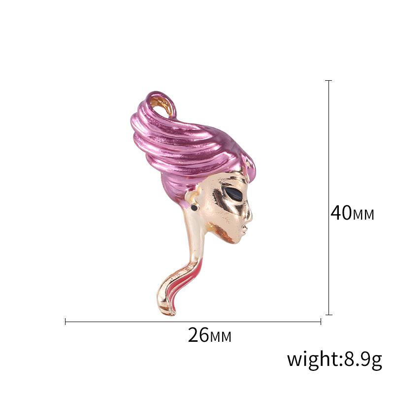 Модная брошь с изображением мультфильма «Эмаль в виде капли масла», аксессуары из сплава, аксессуары для одежды