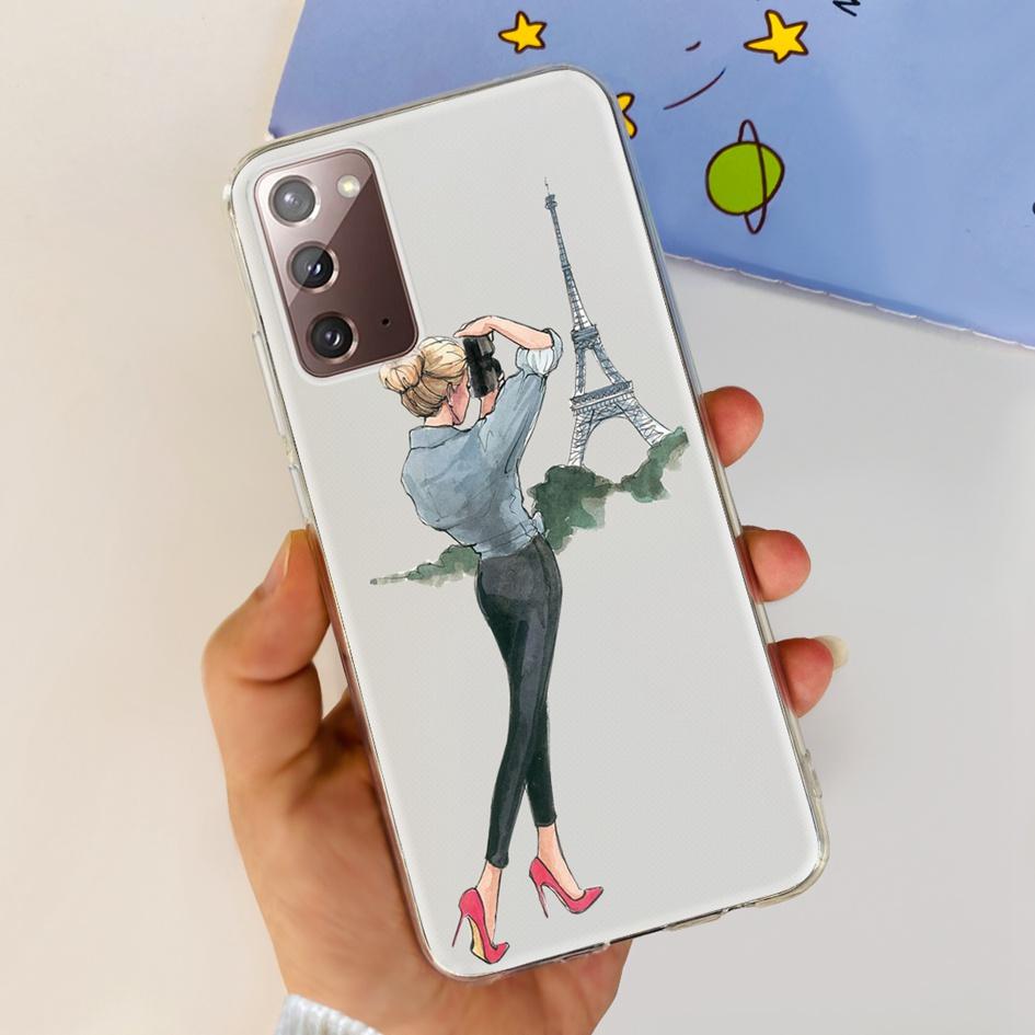 Чехол для Samsung Note 20 5G SM-N981B Популярный Цветок Тонкий Мягкий Силиконовый Чехол для Телефона для Samsung Galaxy Note20 Ultra 5G Funda Capa