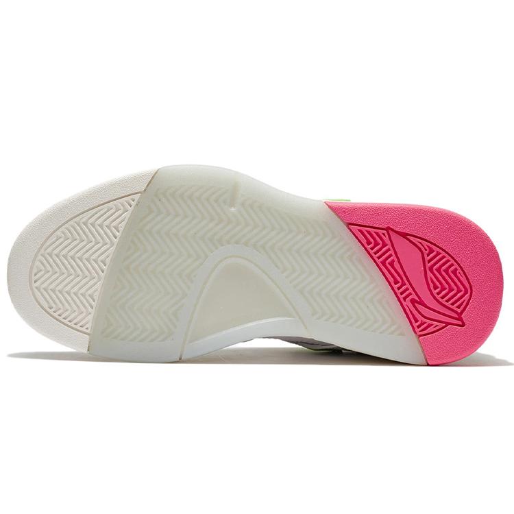 Li Ning Скользкие Устойчивые к истиранию Амортизирующие Низкие Винтажные Баскетбольные Кроссовки Женские Серый Зеленый Красный AGBS032-3