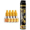 Good Knight Gold Flash - Mosquito Repellent Refill, 45ml Each (Pack of 4) + HIT Mosquito and Fly Killer Spray, 700ml