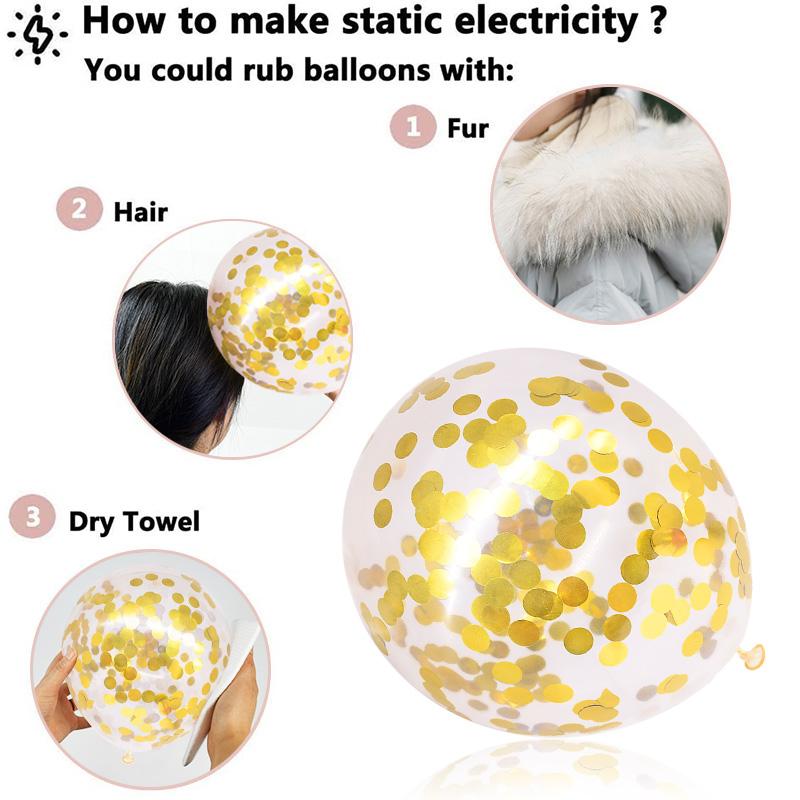 5/10/15 шт. Золотые конфетти латексные шары блестящие прозрачные гелиевые шары украшения для свадьбы, детского душа, дня рождения