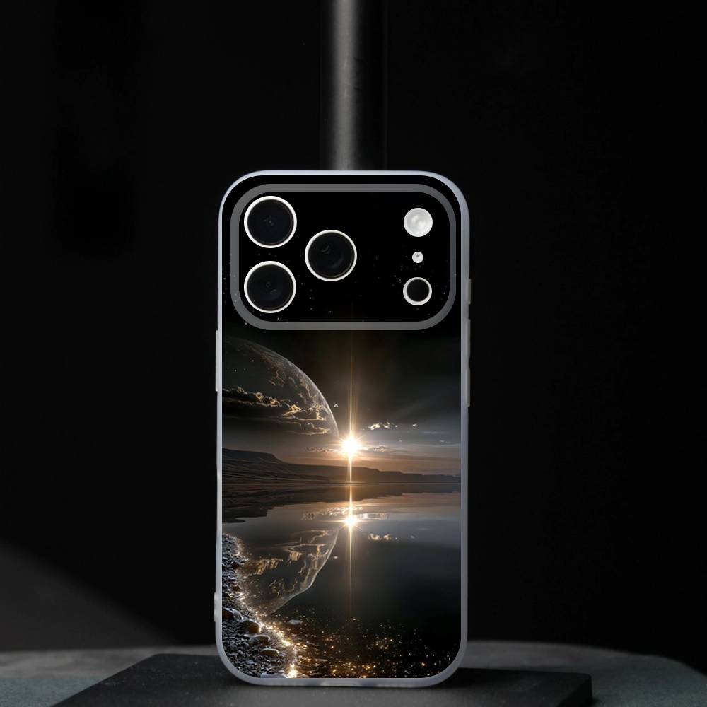 Луна Галактика Вселенная Крутой Для iPhone 11,12,13,14,15,16,17,Pro,Max,Plus,Mini,SE4,E Чехол для телефона Магнитный Для Magsafe Беспроводной
