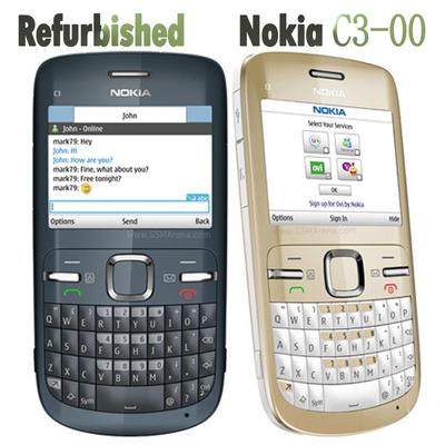 Восстановленный оригинальный мобильный телефон Nokia C3-00 с 1 SIM-картой