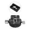 PAN-03 Panoramic Tripod Head Quick Release Plate Clamp Adapter Arca-Swiss Standard Aluminum