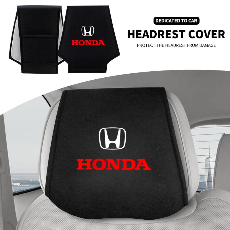 1pc Car Seat Back Headrest Pillow Dustproof Cover For Honda Civic Accord Fit CRV Jazz Odyssey Insight Legend HRV Accessories TP6