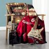 Liverpool Customize Text Blanket Multi-purpose Customizable Blanket Soft Warm Cozy Versatile for Livingroom Couch Home Decor Picnics