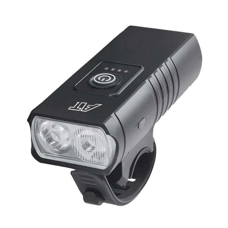 Светодиодный фонарь передний для велосипеда из алюминиевого сплава для ночной езды - Набор фонарей для шоссейного и горного велосипеда