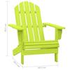 VidaXL Adirondack Garden Chair Solid Fir Wood Green 315876