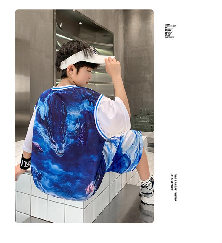 Children's Summer Basketball Suit Set