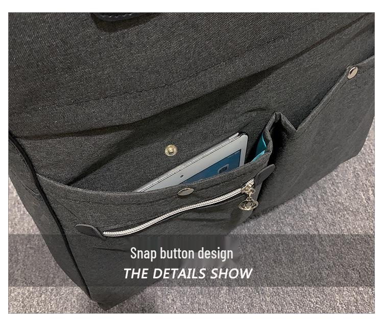 Universal Wheel Carry-on Trolley Bag: Lightweight Travel Luggage for Mother and Child